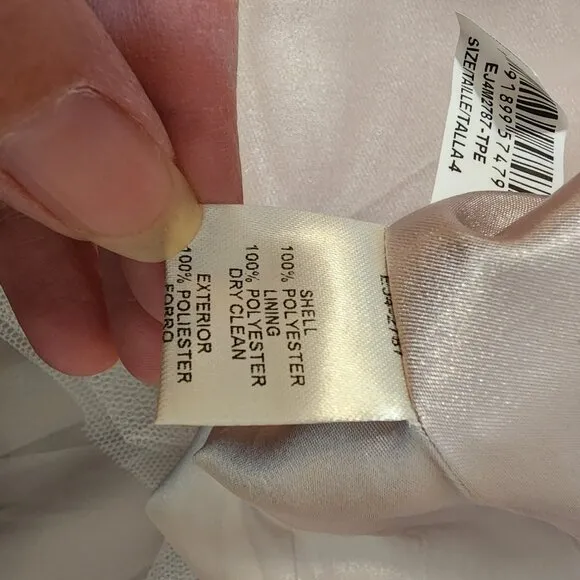Eliza J Floral Party Dress NWT Cream Size 4