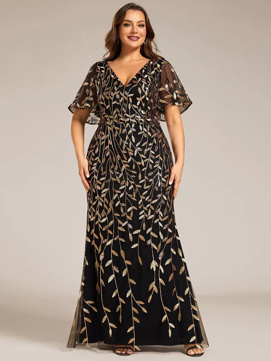 Eliza tulle sleeve mother of bride or bridesmaid dress in more colors