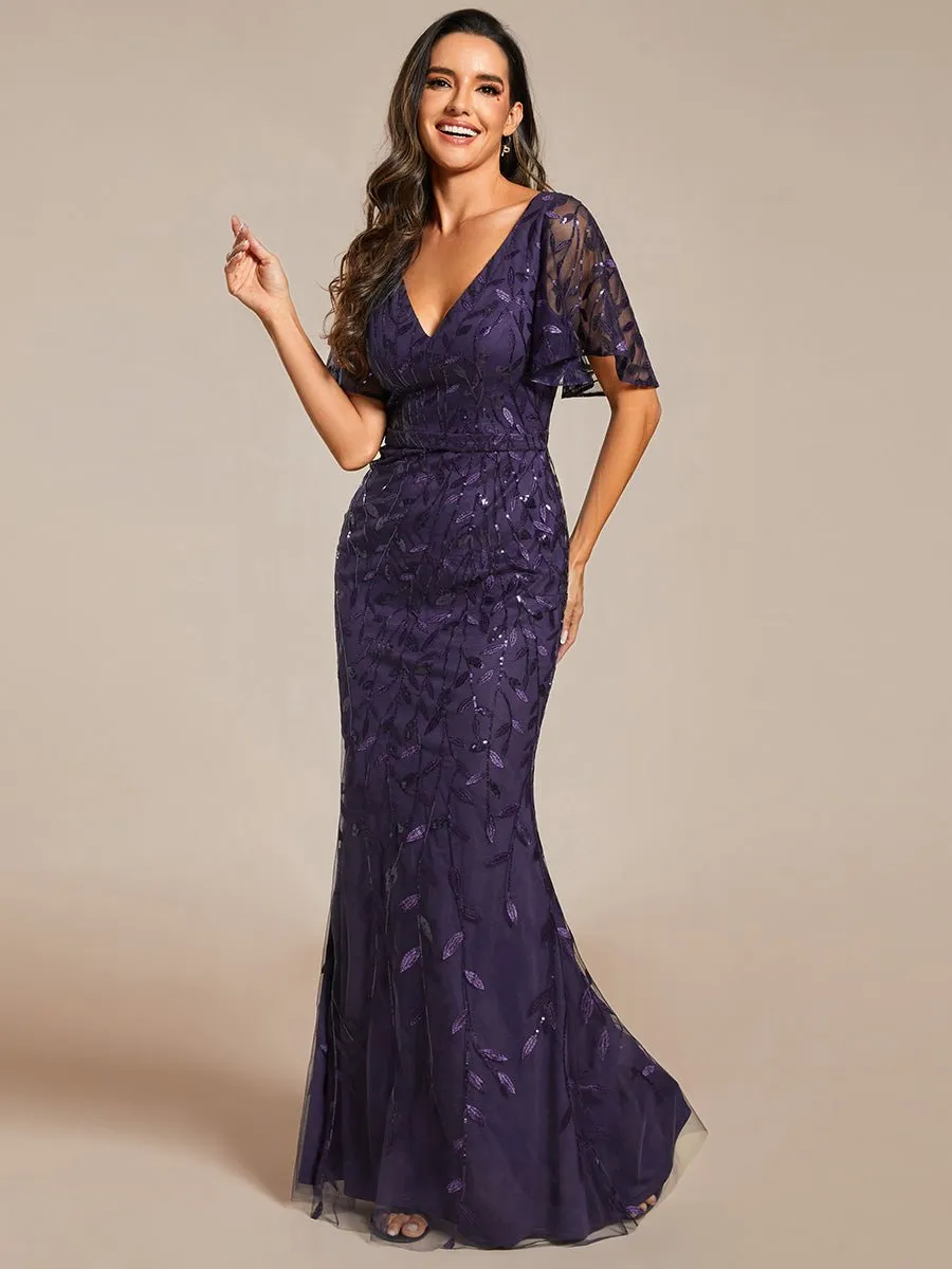 Eliza tulle sleeve mother of bride or bridesmaid dress in more colors