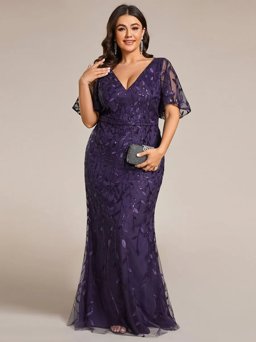 Eliza tulle sleeve mother of bride or bridesmaid dress in more colors