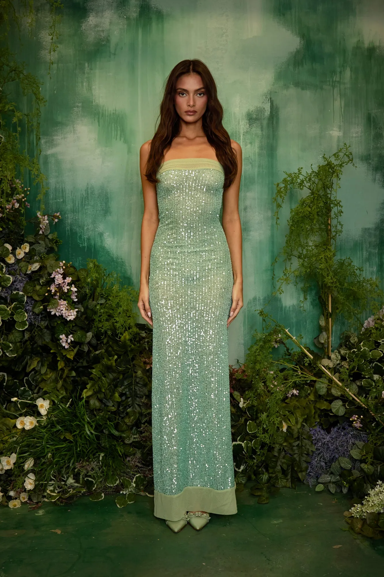 ELIZABETH DRESS - MALACHITE