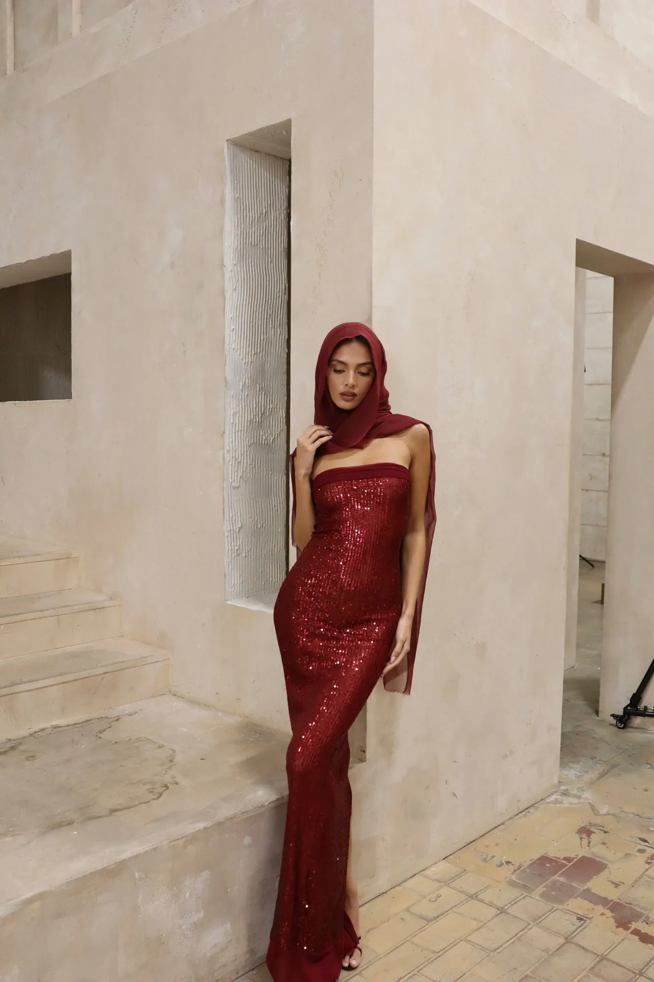 ELIZABETH DRESS - RUBY