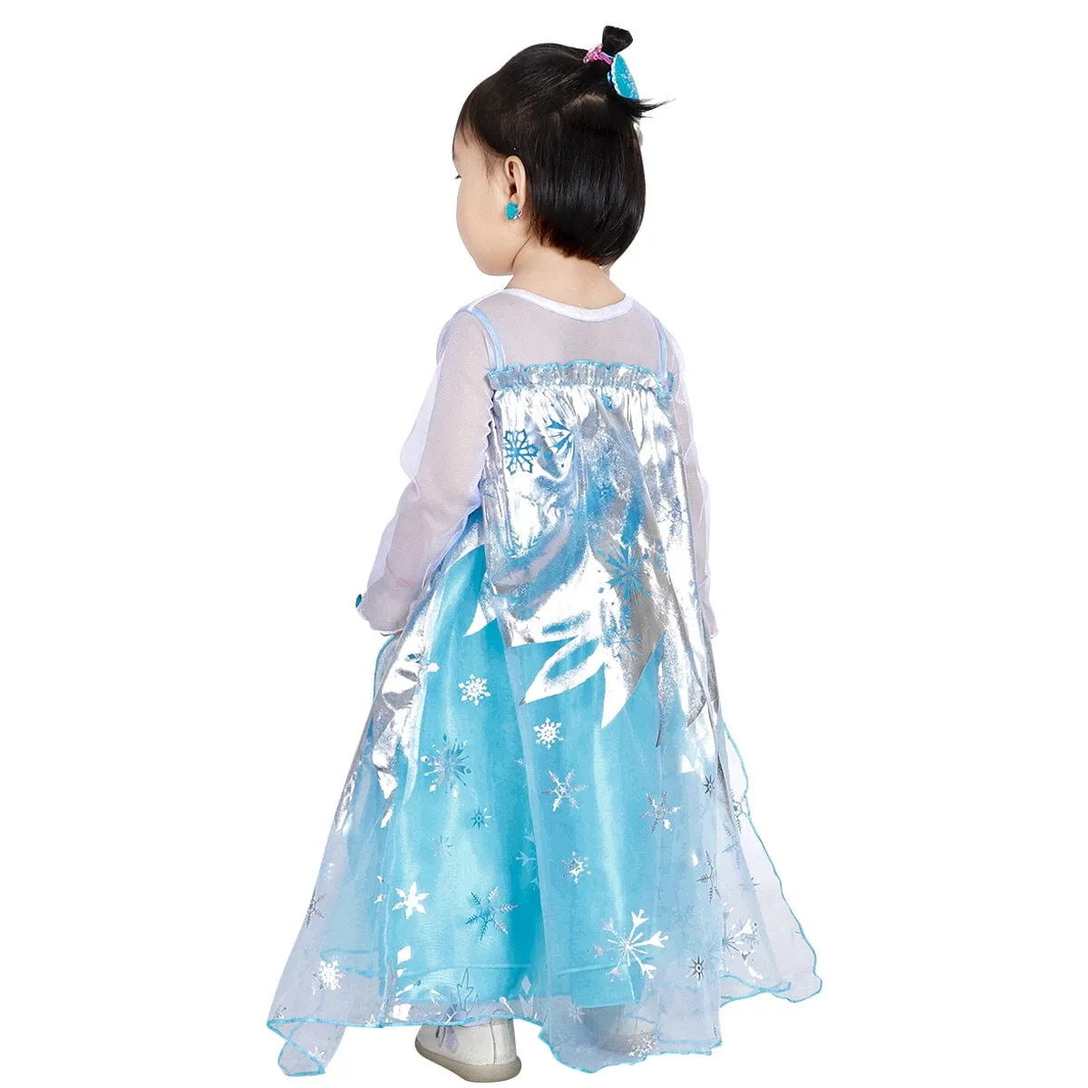 Elsa Dress Up Costume For Little Girls 3-8 Years