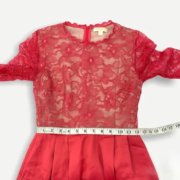 Erin Fetherston Rose Bud Lace Fit &amp; Flare Dress