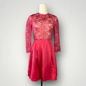 Erin Fetherston Rose Bud Lace Fit &amp; Flare Dress