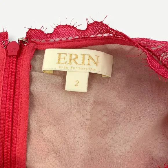 Erin Fetherston Rose Bud Lace Fit &amp; Flare Dress