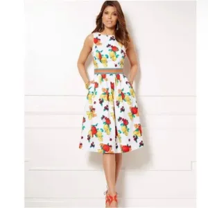 EVA MENDES for New York &amp; Company Midi Dress