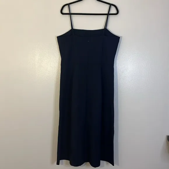 Everlane | New The Dream Everywhere midi dress Womens size 20 navy blue stretch