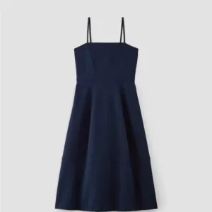Everlane | New The Dream Everywhere midi dress Womens size 20 navy blue stretch