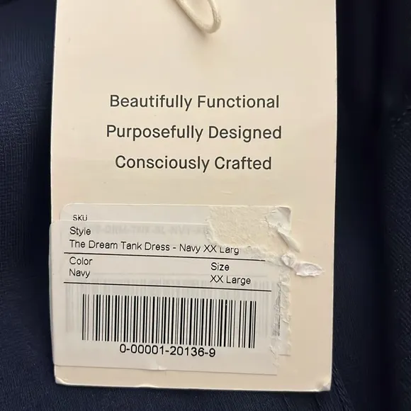 Everlane | New The Dream Everywhere midi dress Womens size 20 navy blue stretch