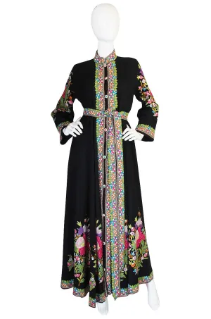 Exceptional Antique Hand Embroidered Coat or Gown