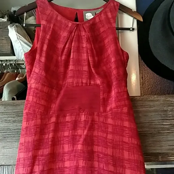 Feminine fit and flare Goji Plaid dress