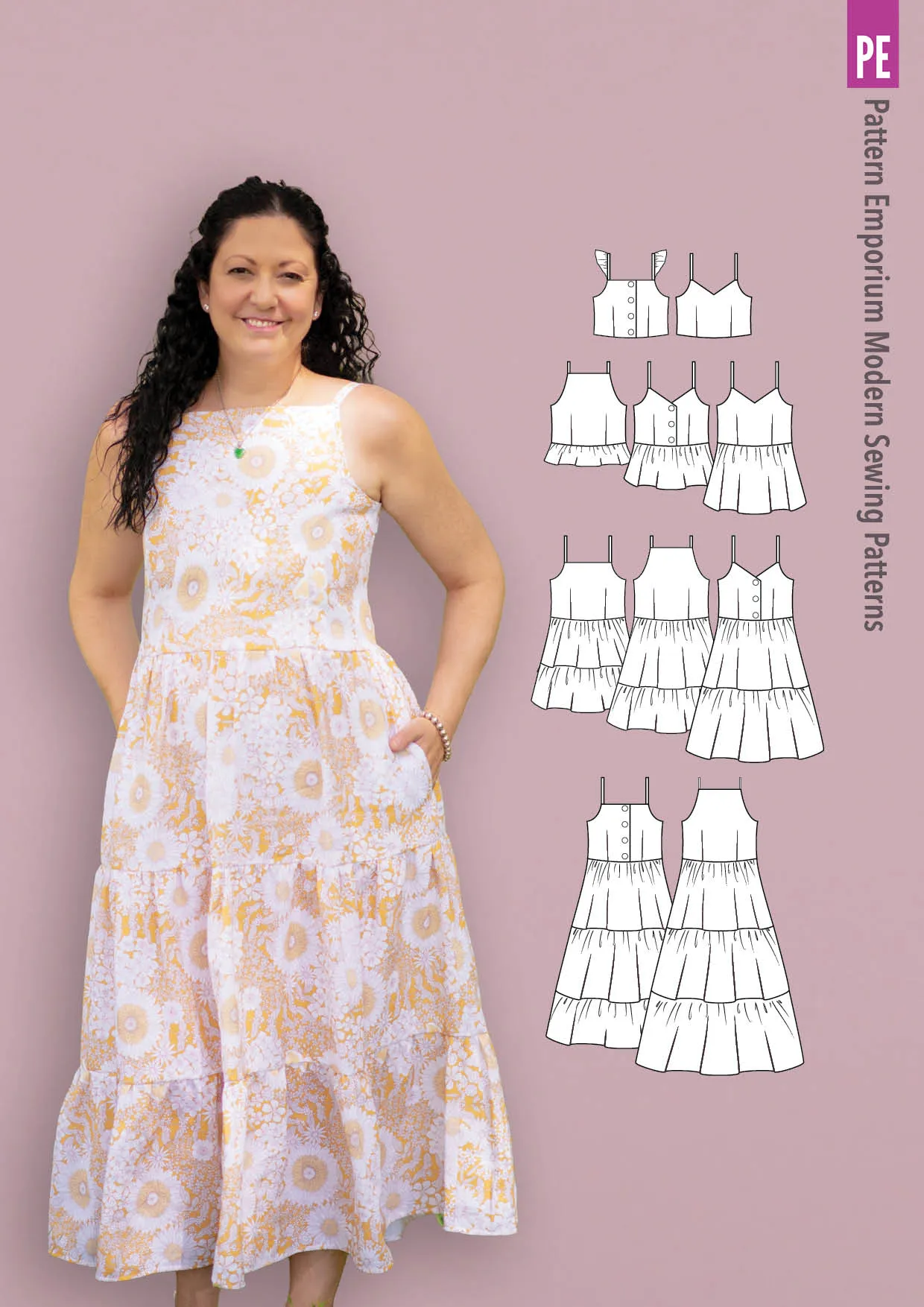 Field Of Dreams | Tiered Dress & Top Sewing Pattern