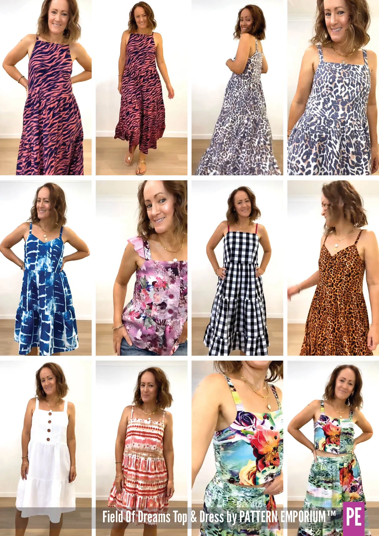 Field Of Dreams | Tiered Dress & Top Sewing Pattern