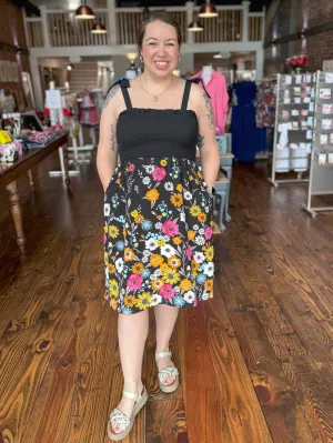 Field of Flowers Smocked Dress - Mommy & Me