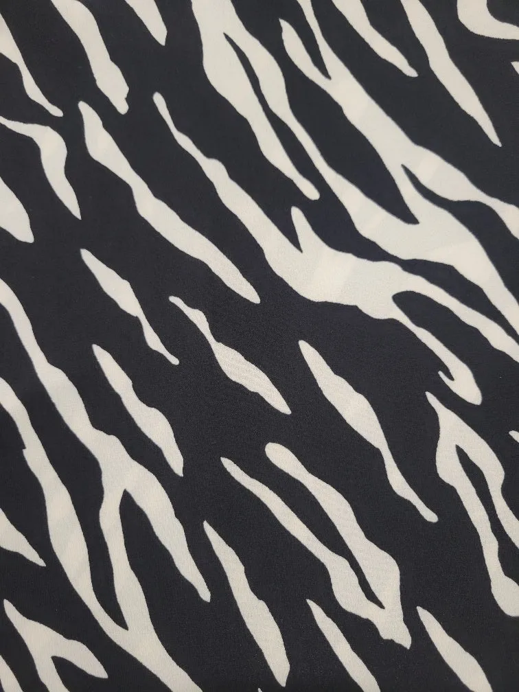 Fit and Flair Zebra Printl Dress