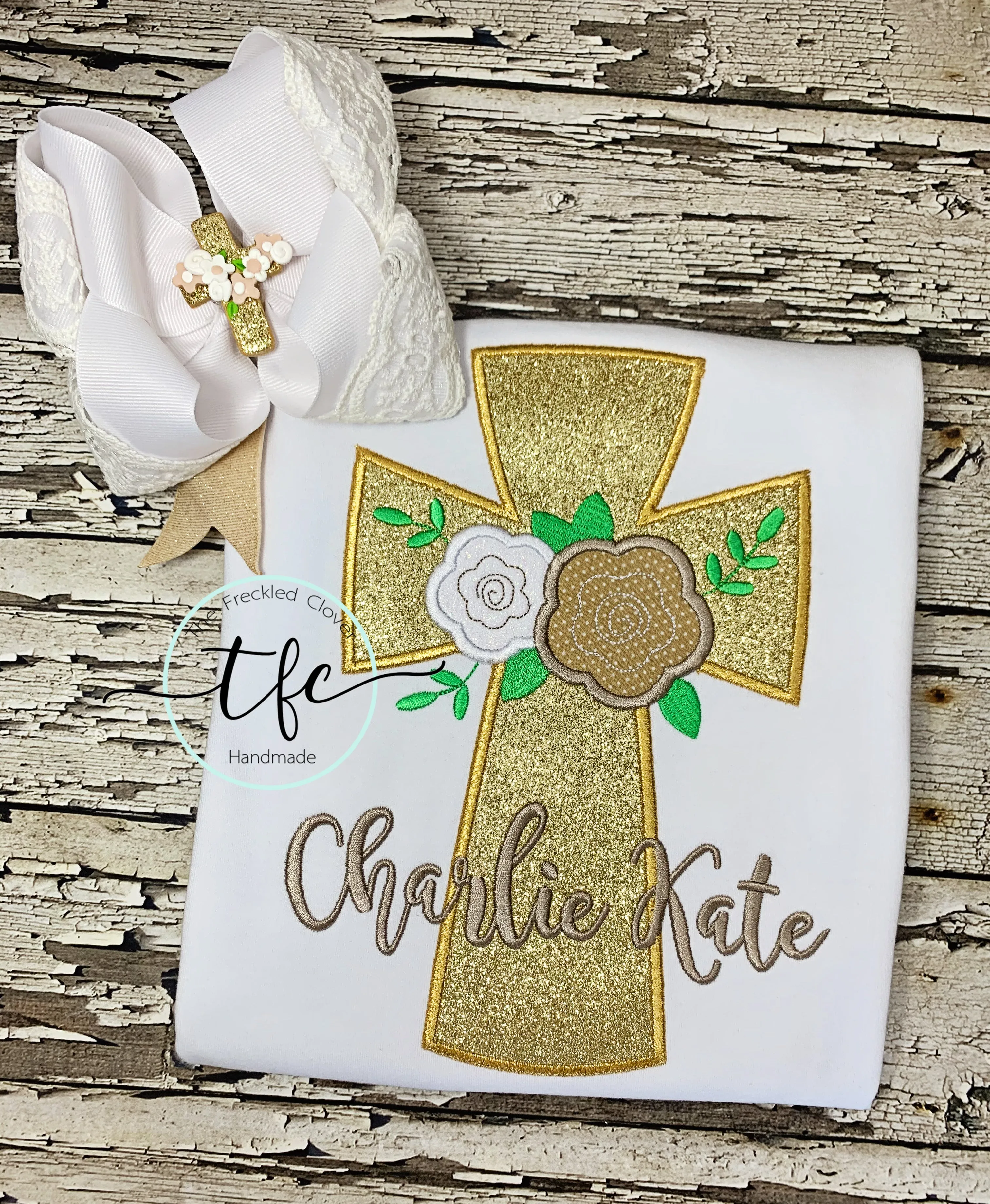 {Floral Cross}