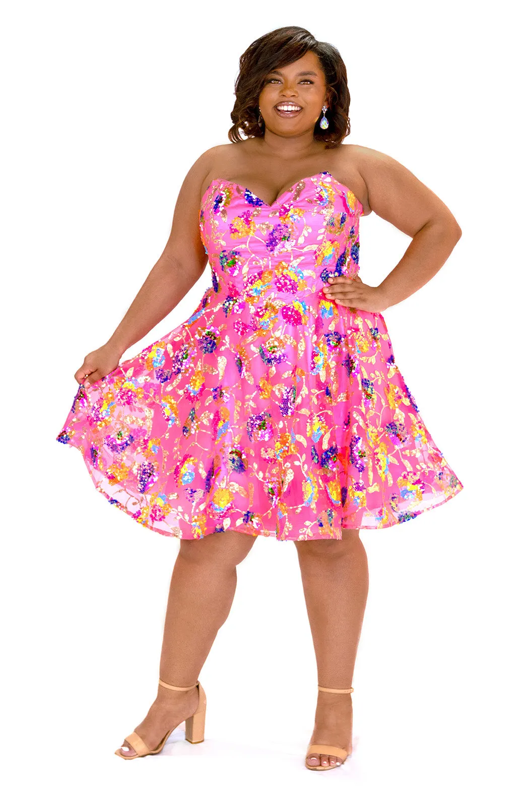 Floral Flirt Party Dress <br> JK2501