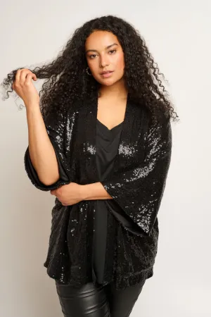 Fransa Raya Plus Size sequin jacket