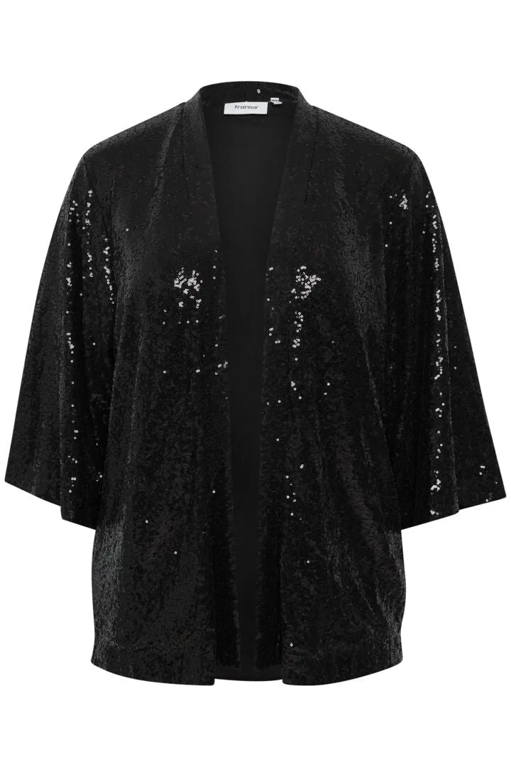 Fransa Raya Plus Size sequin jacket