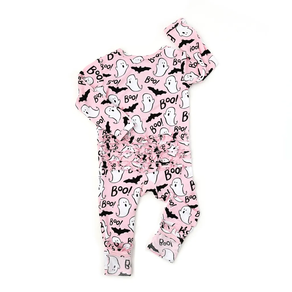 Gigi and Max Boo Ruffle Zip One Piece