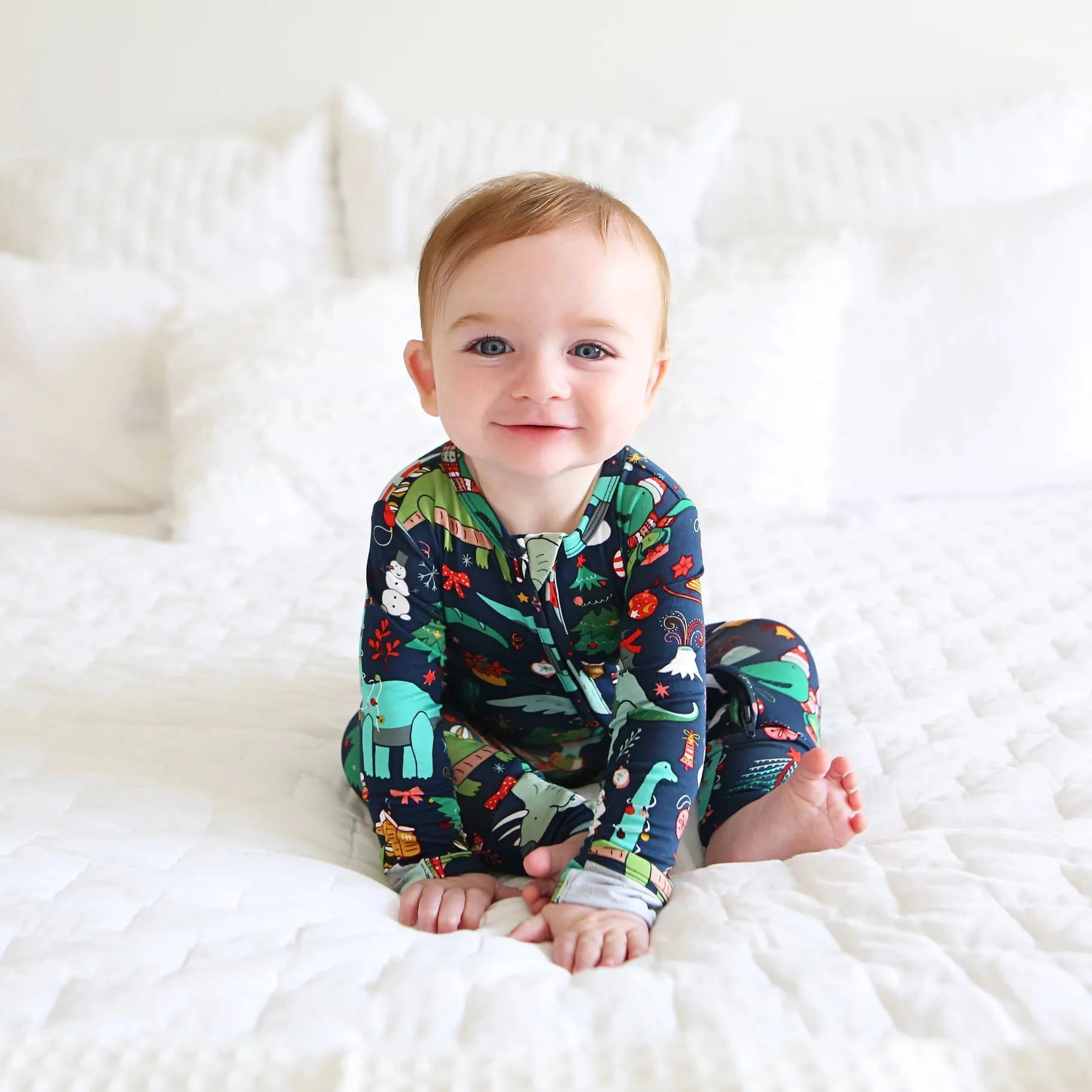 Gigi and Max Dillon Dino Zip One Piece