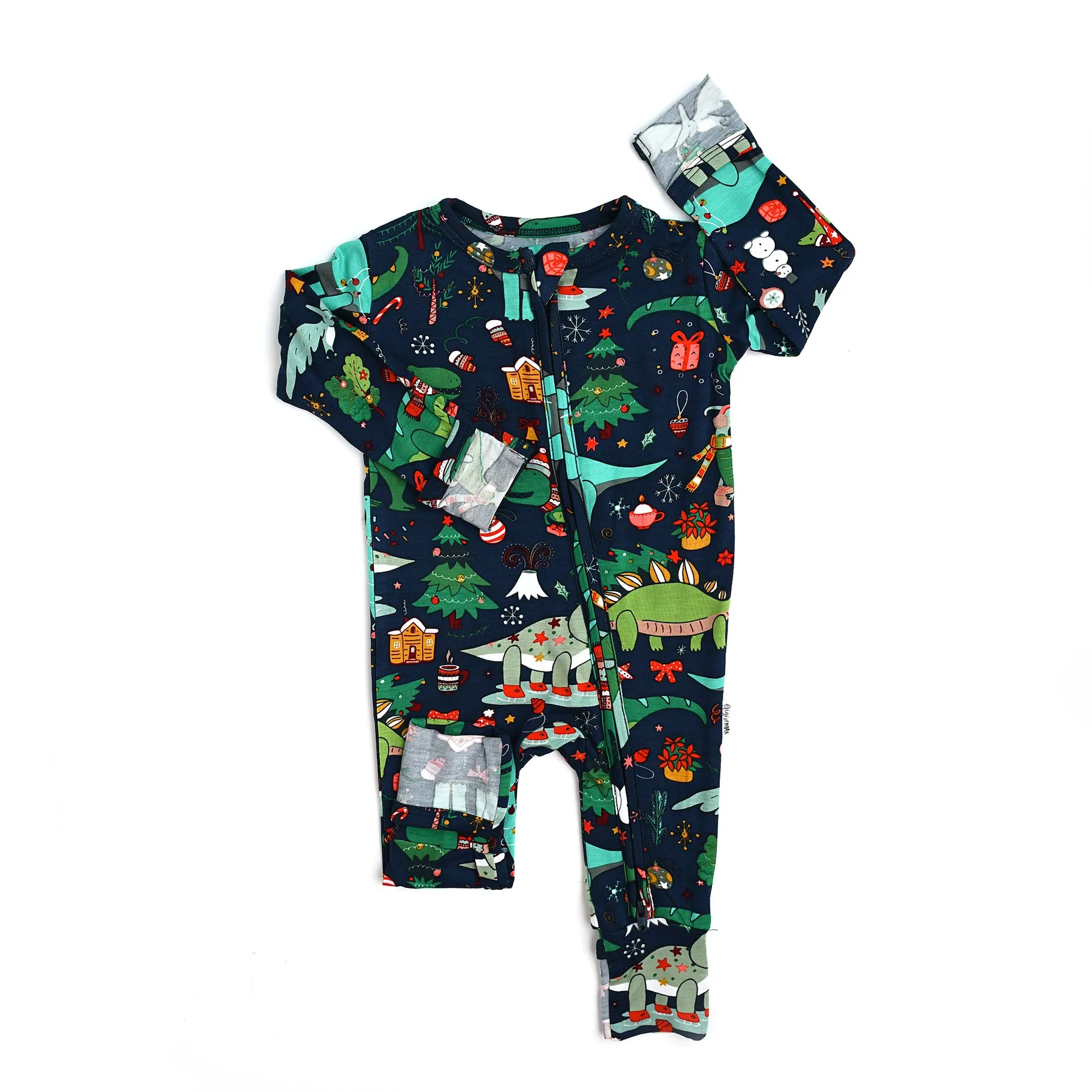 Gigi and Max Dillon Dino Zip One Piece