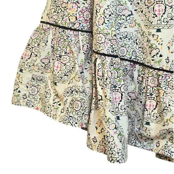 Girls From Savoy by Anthropologie White Halter Fit and Flare Dress