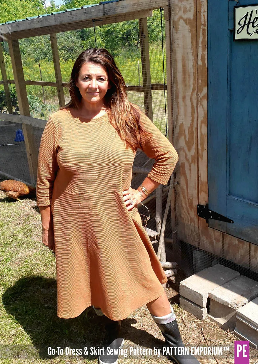 Go-To | Fit & Flare Dress & Skirt Sewing Pattern