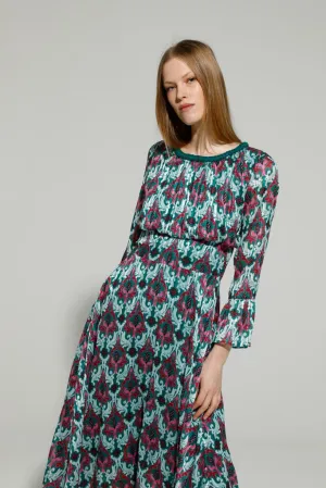 Goa Goa Baroque Print Midi Dress