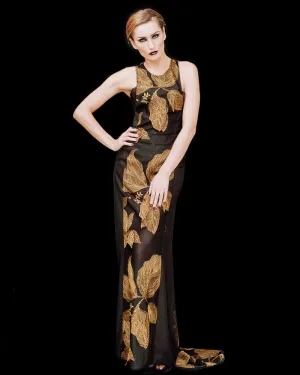 Gold Leaf Twilight Gown