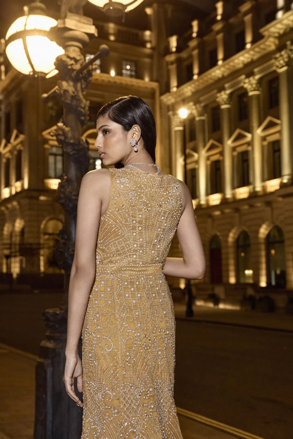 Golden Pearl Gown