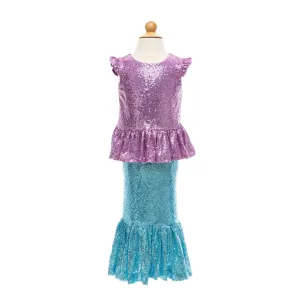 Great Pretenders Sequins Sparkle Mermaid Top & Skirt Set