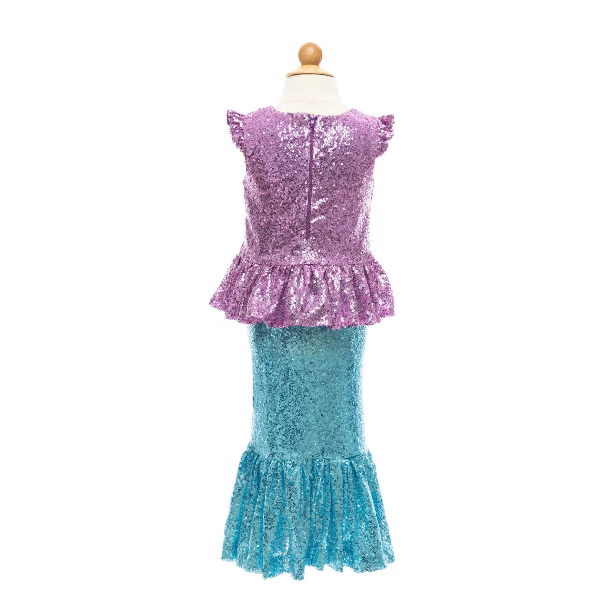 Great Pretenders Sequins Sparkle Mermaid Top & Skirt Set