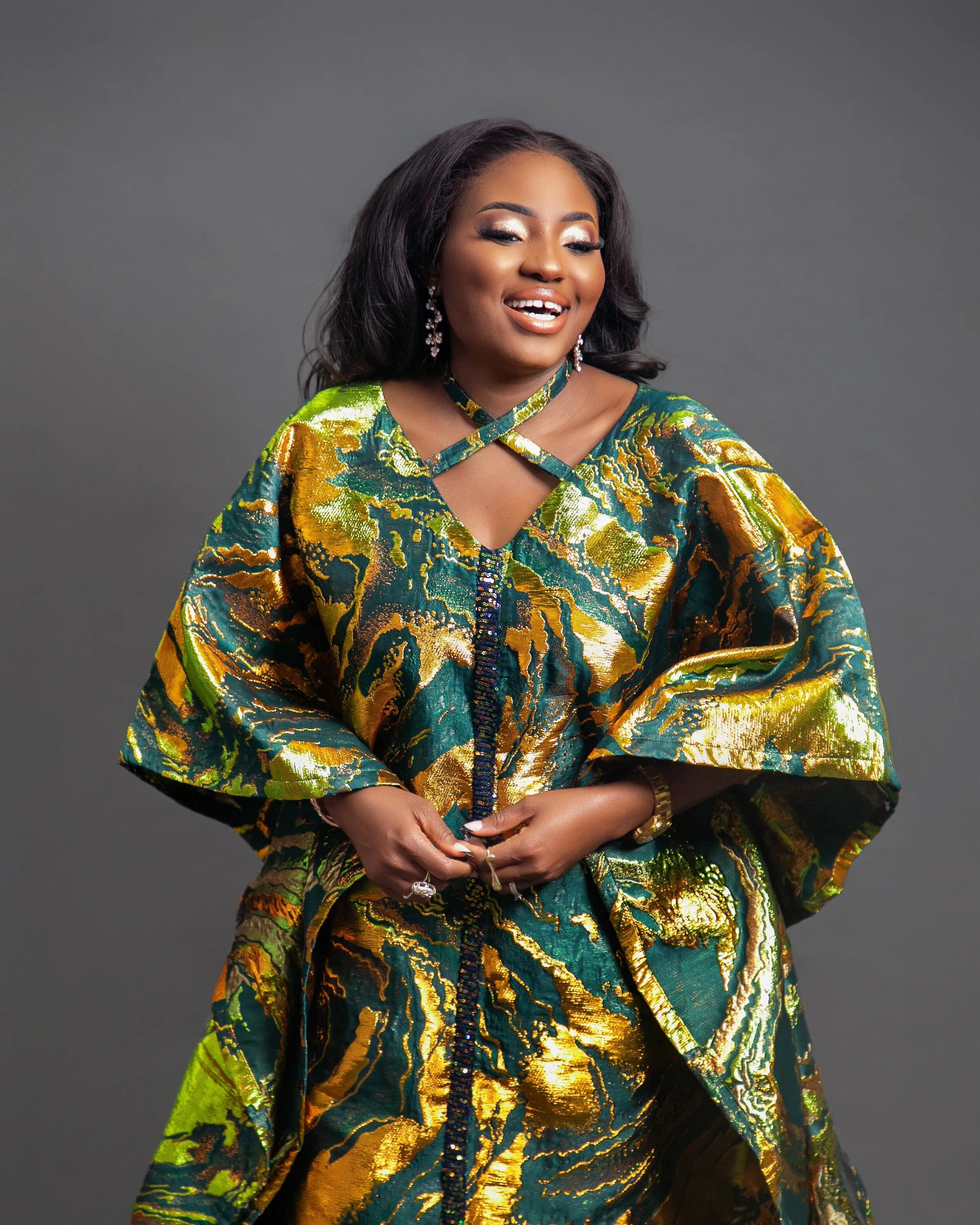 Ifeneme Brocade Kaftan Boubou dress