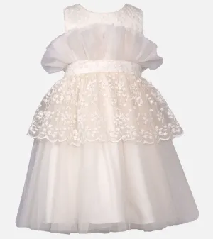 Isadora Lace Peplum Party Dress