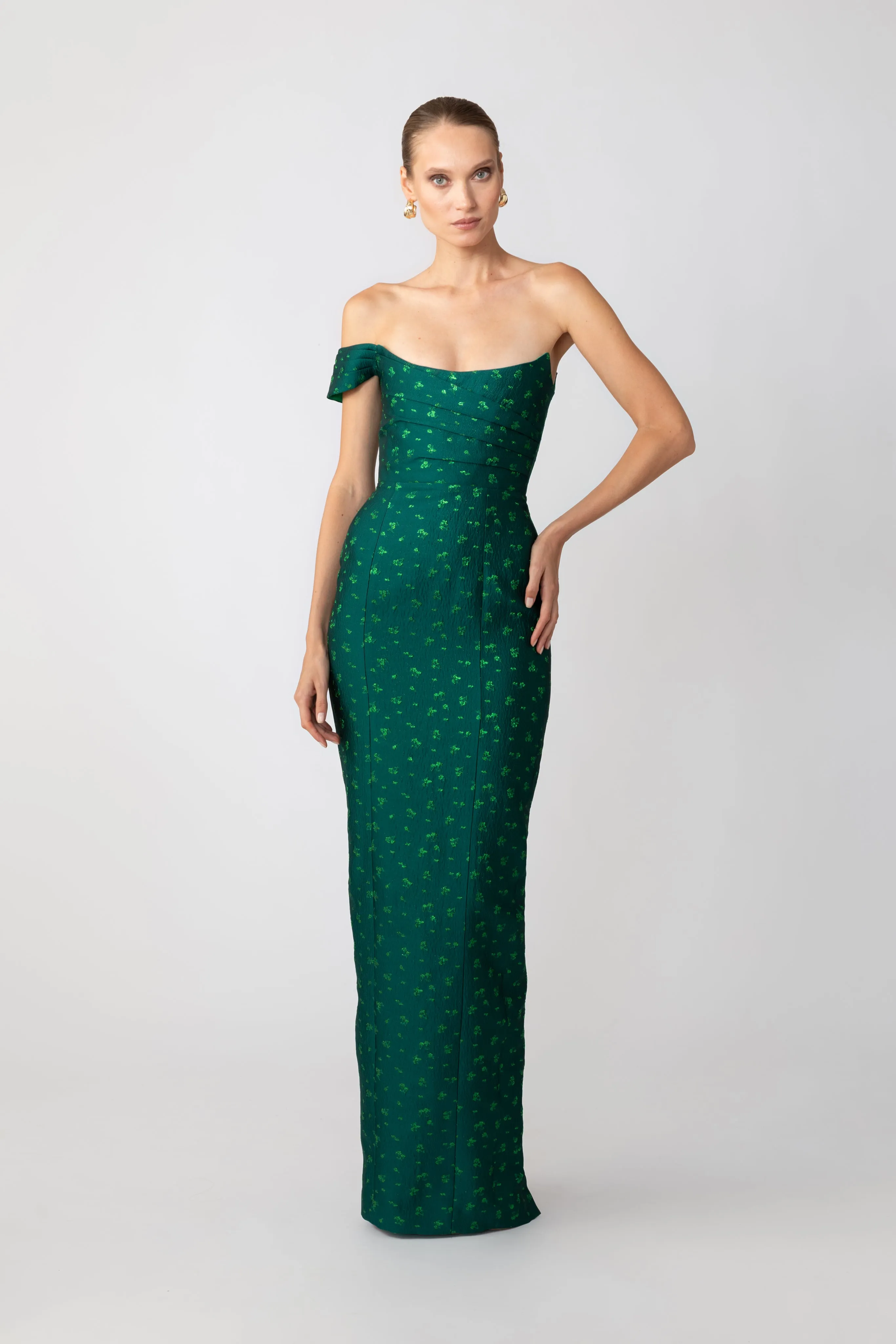 Jackson Jacquard Gown
