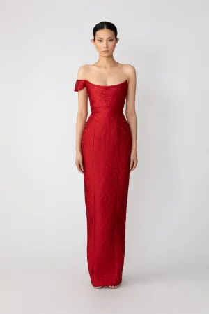 Jackson Jacquard Gown