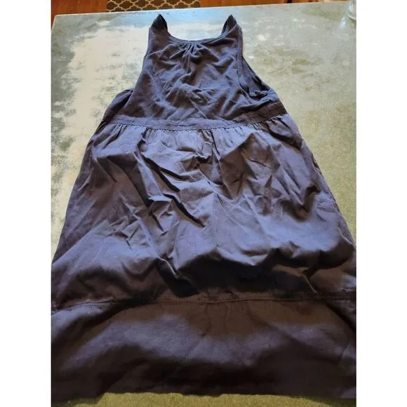 James Perse black Scoop Neck Empire Waist Tank Dress size 1 (Small)