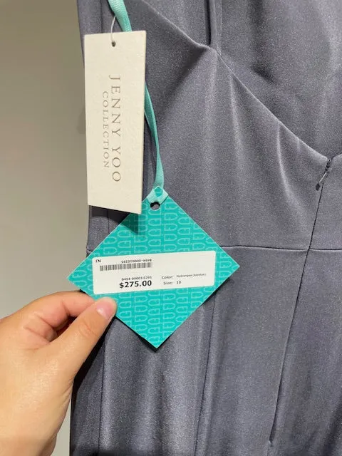 Jenny Yoo "Aniston" in Hydrangea Grey, Size 10