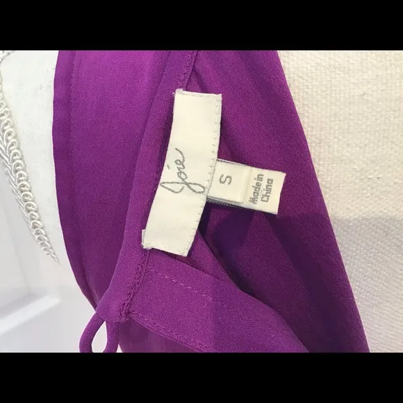 JOIE 100% silk peplum dress NWT Sz small