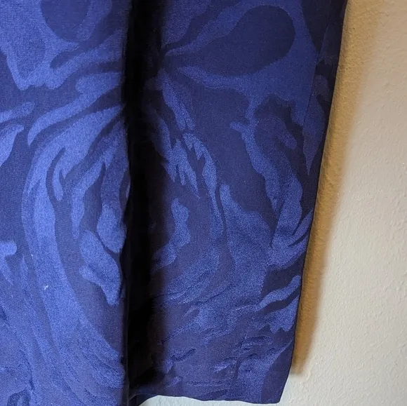 Junnie Leigh Vintage Tiered Silk Print Dress Size 10