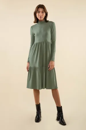 Karli Turtleneck Rib Dress SALE