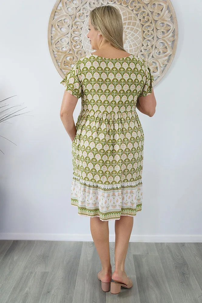 Kiki Dress "Scallop"