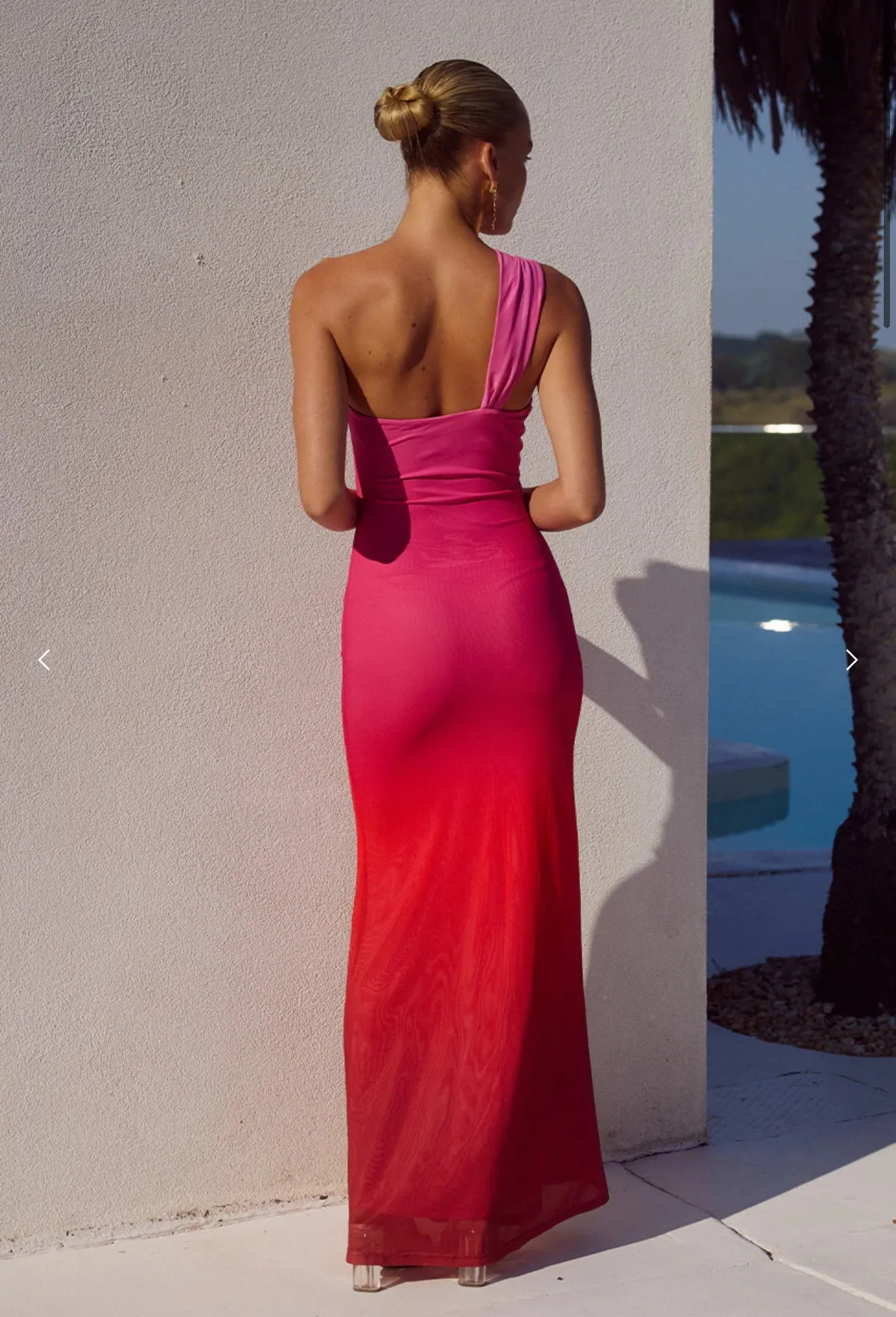 Kyree Maxi Dress- Pink Ombré