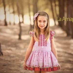 La Amapola - Cherry Mix Dress - Red