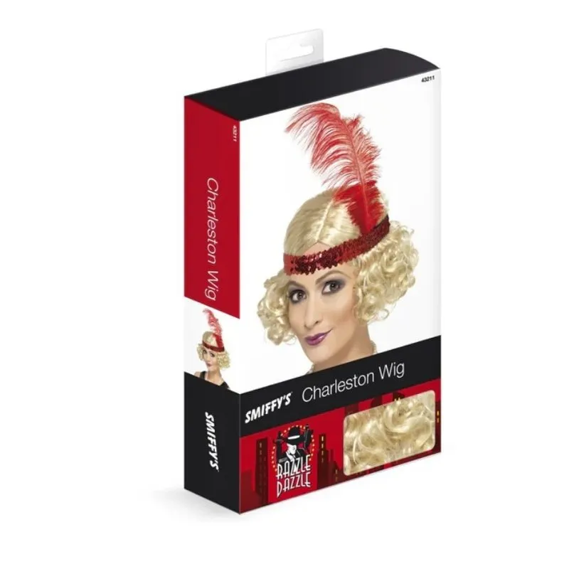 Ladies Blonde Charleston Wig