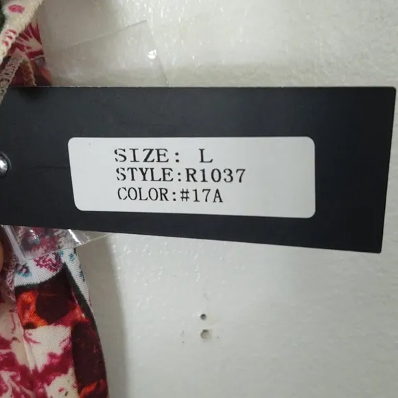 Lapis Boho patchwork fit and flare dress sz lg