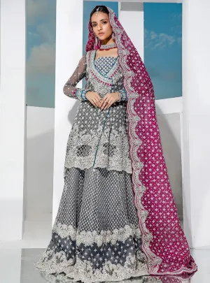 Latest Bridal Peplum Lehnga #Y6056