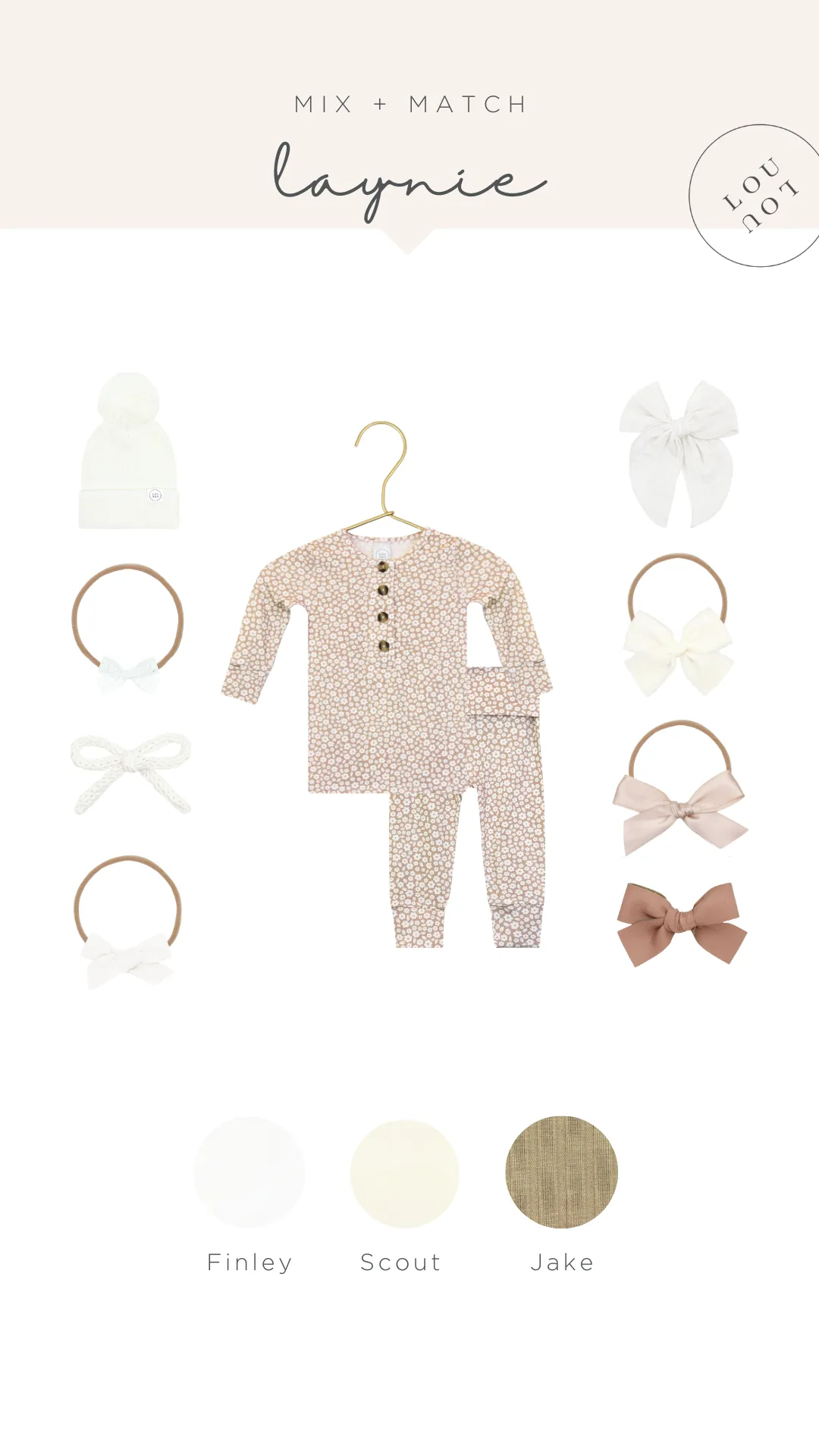 Laynie Newborn Headband Bundle (Gown)
